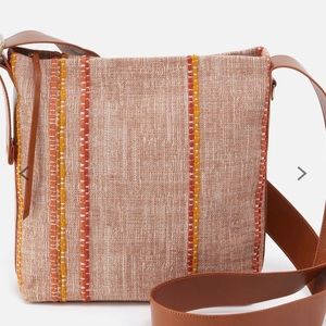 Blaze Bucket Crossbody - Linen Canvas with Leather Trim